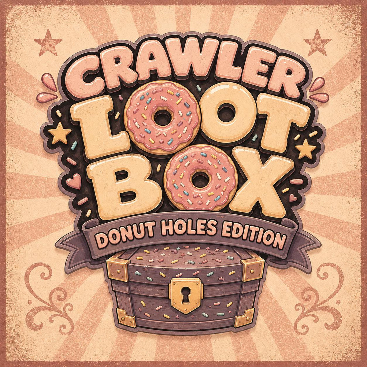 Donut Holes Loot Box | Dungeon Crawler Carl Gift Set | Princess Donut DCC T-Shirt, 30oz Tumbler, Pin & Keychain | LitRPG Gift