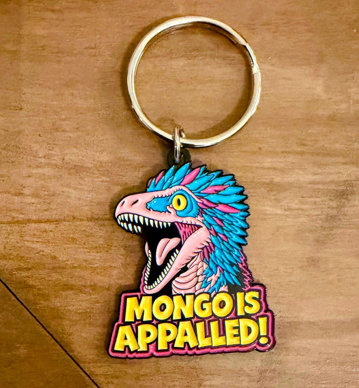 Dungeon Crawler Carl Enamel Keychain | 5 Designs | Princess Donut This Is An Outrage | Mongo Is Appalled | New Achievement | LitRPG Fan Gift