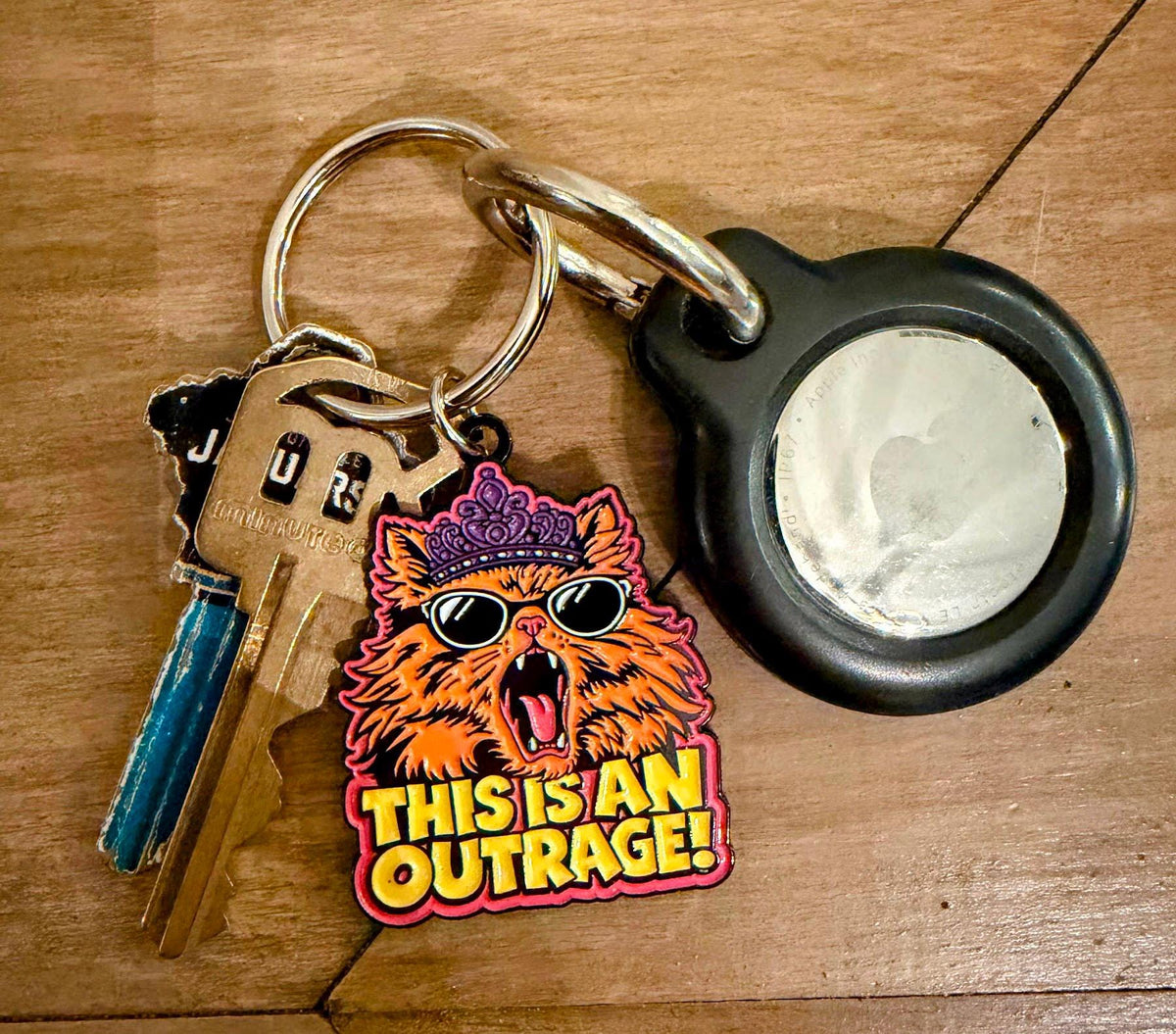 Dungeon Crawler Carl Enamel Keychain | 5 Designs | Princess Donut This Is An Outrage | Mongo Is Appalled | New Achievement | LitRPG Fan Gift