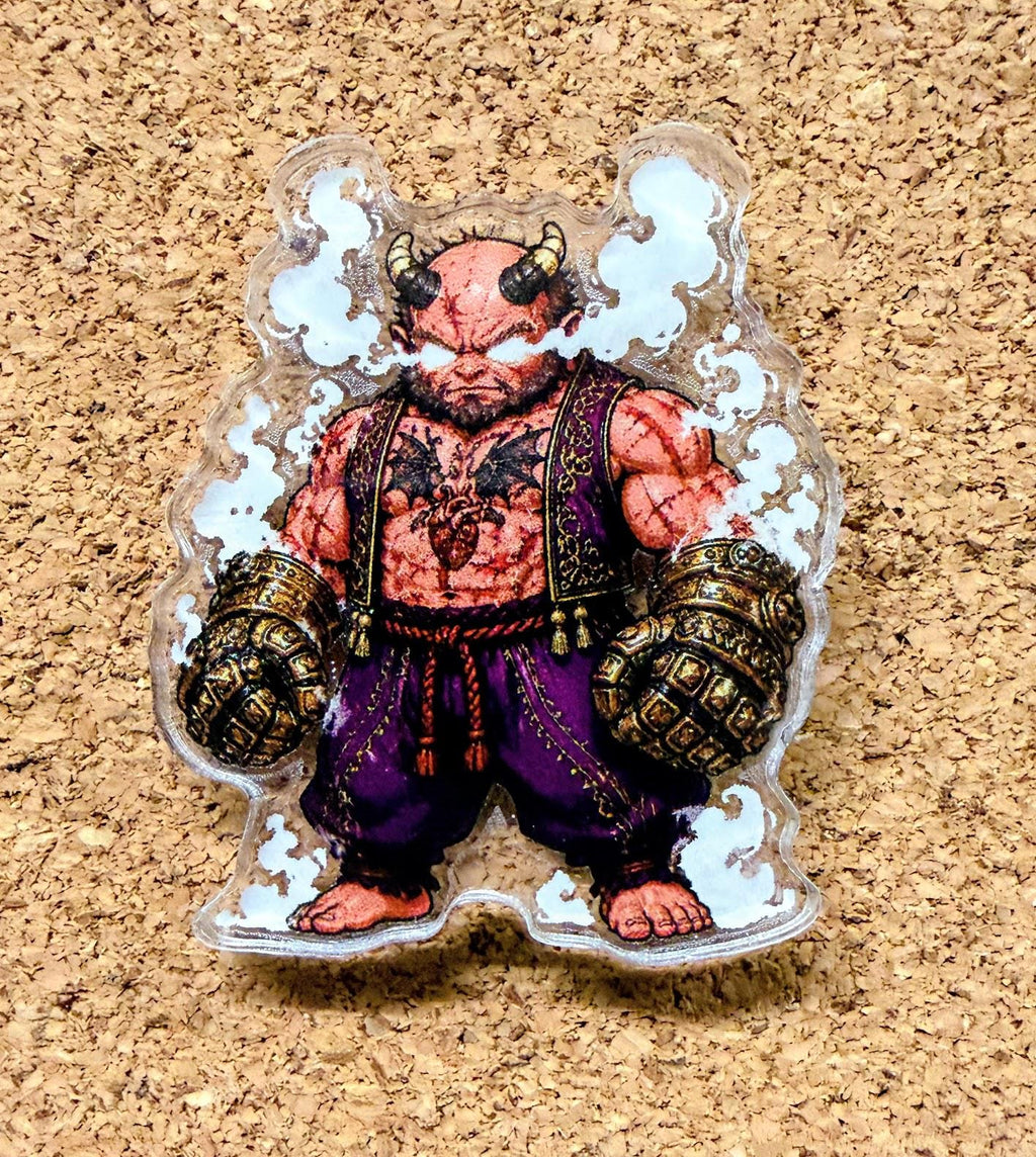 Penis Parade Acrylic Pins | Dungeon Crawler Carl Desperado Club Collection | DCC Character Pins | LitRPG Collectibles