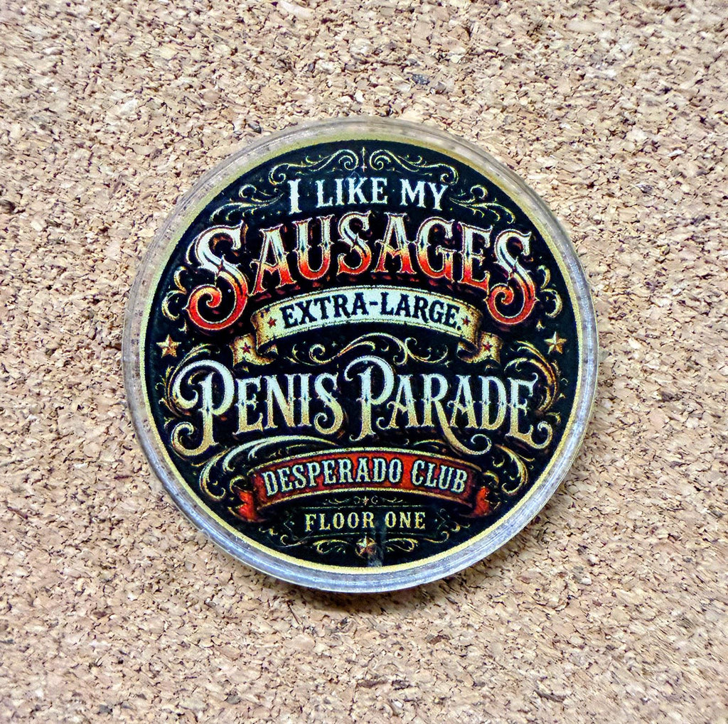 Penis Parade Acrylic Pins | Dungeon Crawler Carl Desperado Club Collection | DCC Character Pins | LitRPG Collectibles