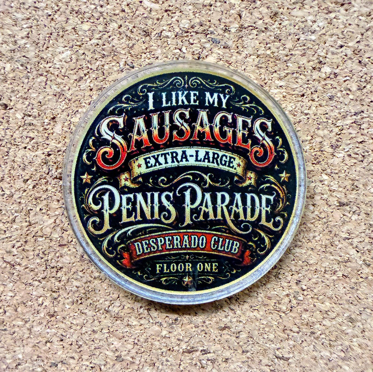 Penis Parade Acrylic Pins | Dungeon Crawler Carl Desperado Club Collection | DCC Character Pins | LitRPG Collectibles