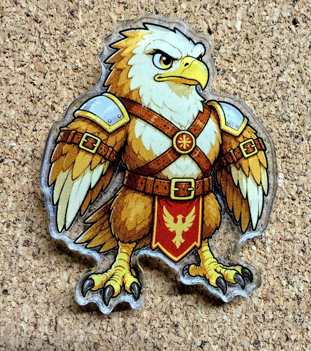 Mordecai Through the Floors Acrylic Pins | Dungeon Crawler Carl Mordecai Collection | 11 DCC Character Designs | LitRPG Pin