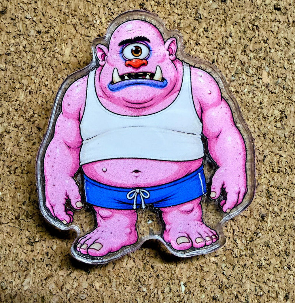 Mordecai Through the Floors Acrylic Pins | Dungeon Crawler Carl Mordecai Collection | 11 DCC Character Designs | LitRPG Pin