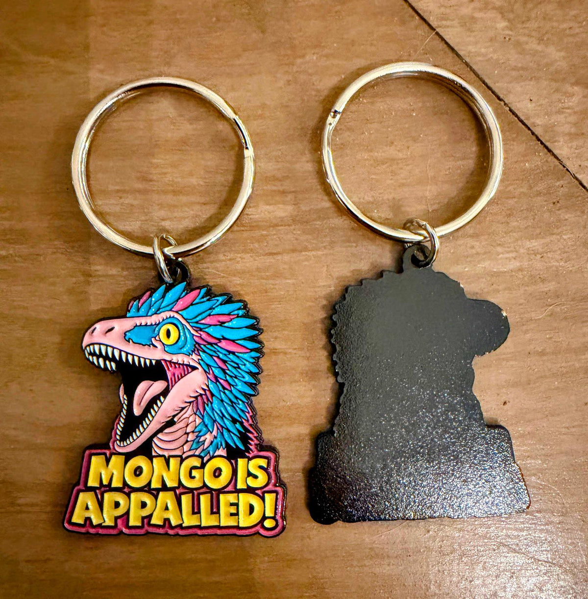 Dungeon Crawler Carl Enamel Keychain | 5 Designs | Princess Donut This Is An Outrage | Mongo Is Appalled | New Achievement | LitRPG Fan Gift