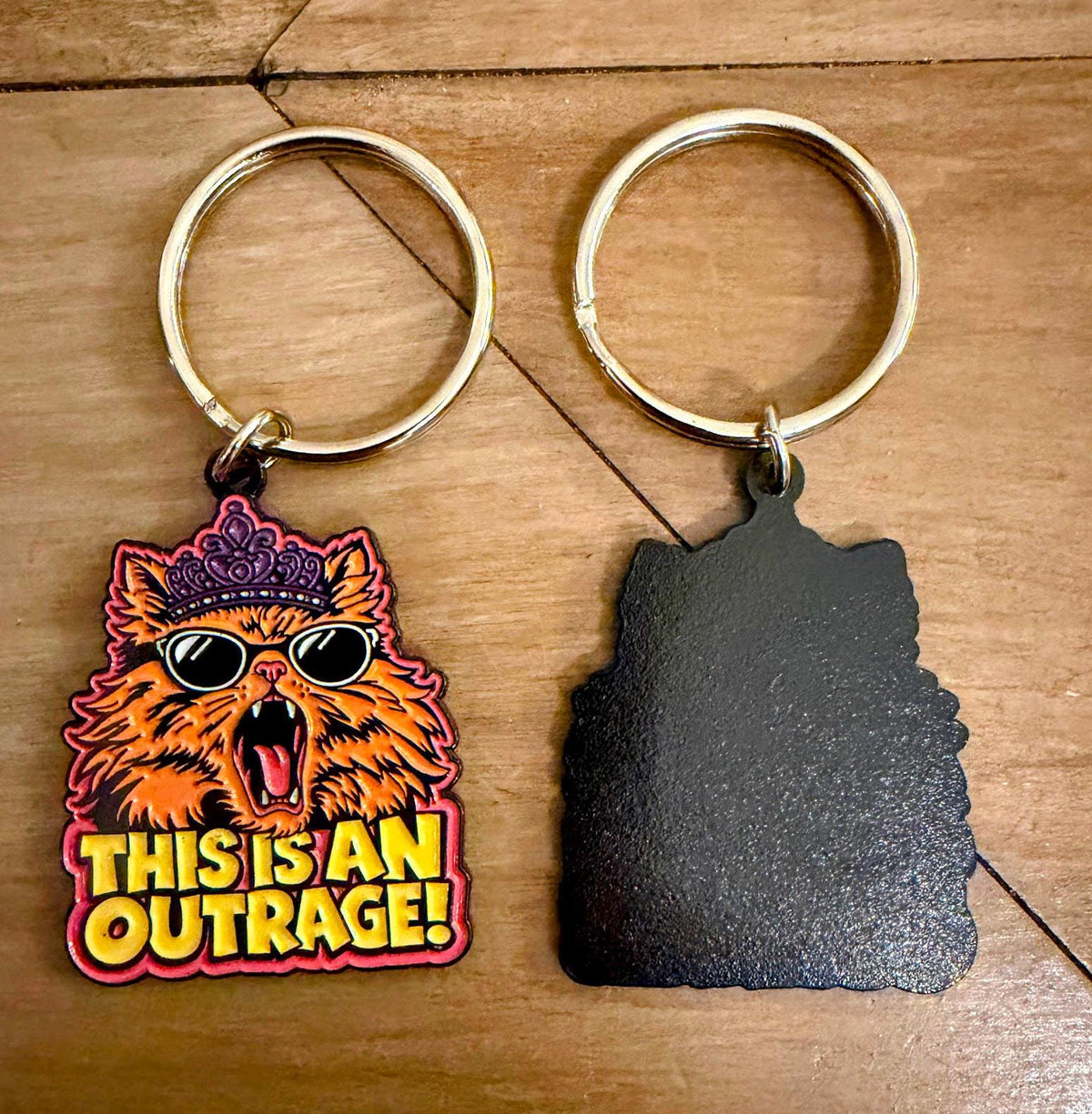 Dungeon Crawler Carl Enamel Keychain | 5 Designs | Princess Donut This Is An Outrage | Mongo Is Appalled | New Achievement | LitRPG Fan Gift