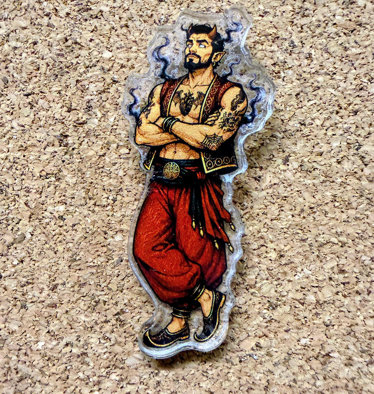 Penis Parade Acrylic Pins | Dungeon Crawler Carl Desperado Club Collection | DCC Character Pins | LitRPG Collectibles