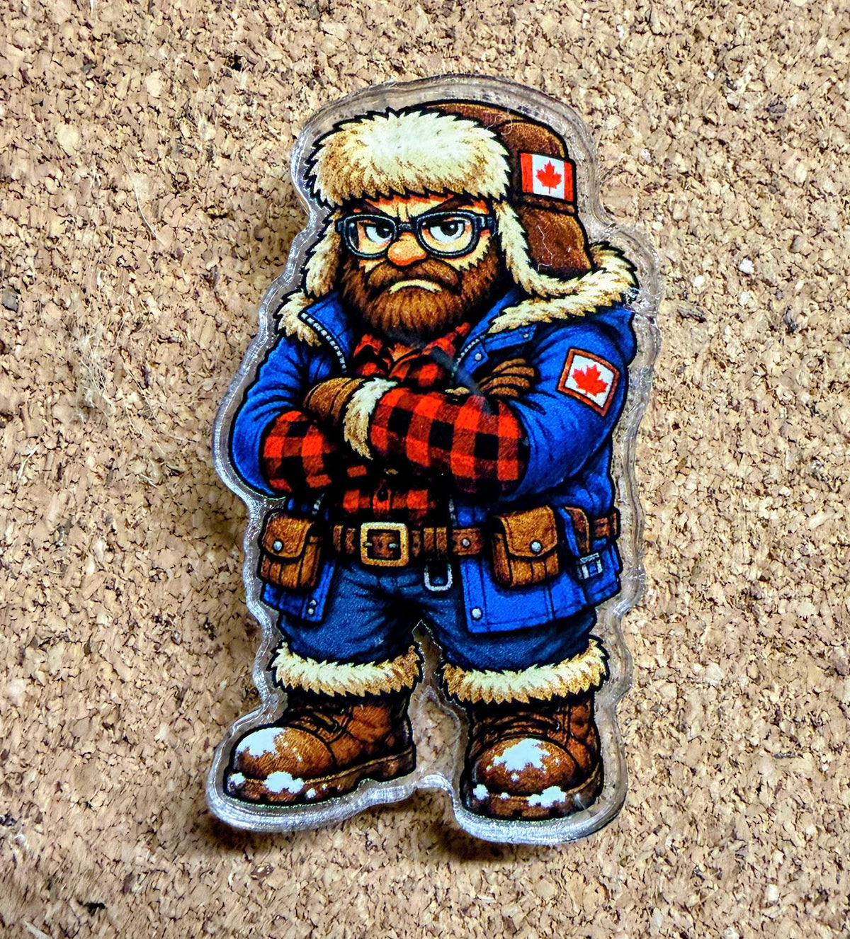 Mordecai Through the Floors Acrylic Pins | Dungeon Crawler Carl Mordecai Collection | 11 DCC Character Designs | LitRPG Pin