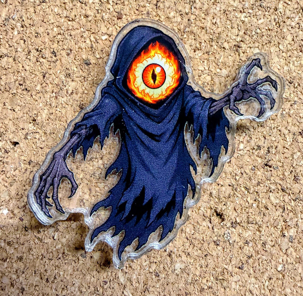 Mordecai Through the Floors Acrylic Pins | Dungeon Crawler Carl Mordecai Collection | 11 DCC Character Designs | LitRPG Pin