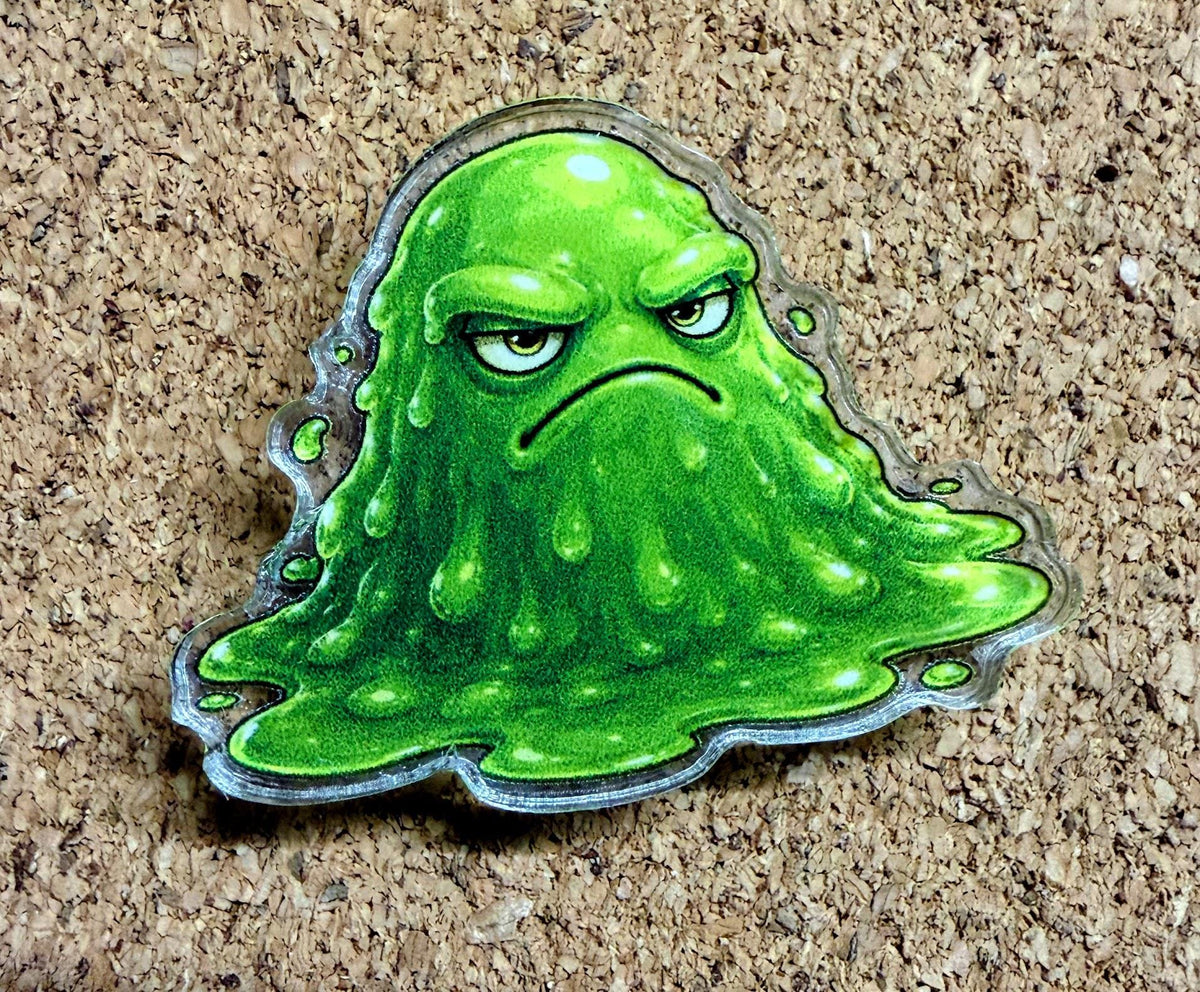 Mordecai Through the Floors Acrylic Pins | Dungeon Crawler Carl Mordecai Collection | 11 DCC Character Designs | LitRPG Pin
