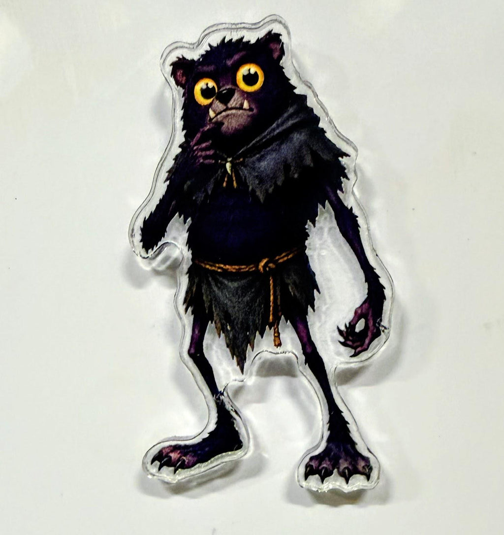 Mordecai Through the Floors Magnets | Dungeon Crawler Carl Mordecai Collection | 11 Acrylic Character Designs | DCC LitRPG Gift