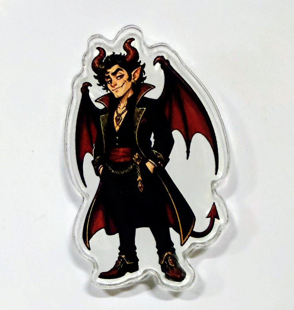 Mordecai Through the Floors Magnets | Dungeon Crawler Carl Mordecai Collection | 11 Acrylic Character Designs | DCC LitRPG Gift