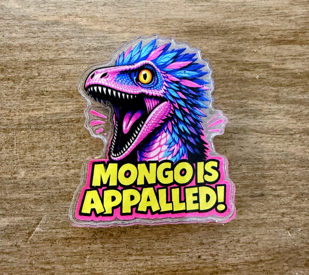 Mongo Is Appalled Loot Box | Dungeon Crawler Carl Mongo Gift Set | DCC T-Shirt, 30oz Tumbler, Pin & Keychain | LitRPG Gift