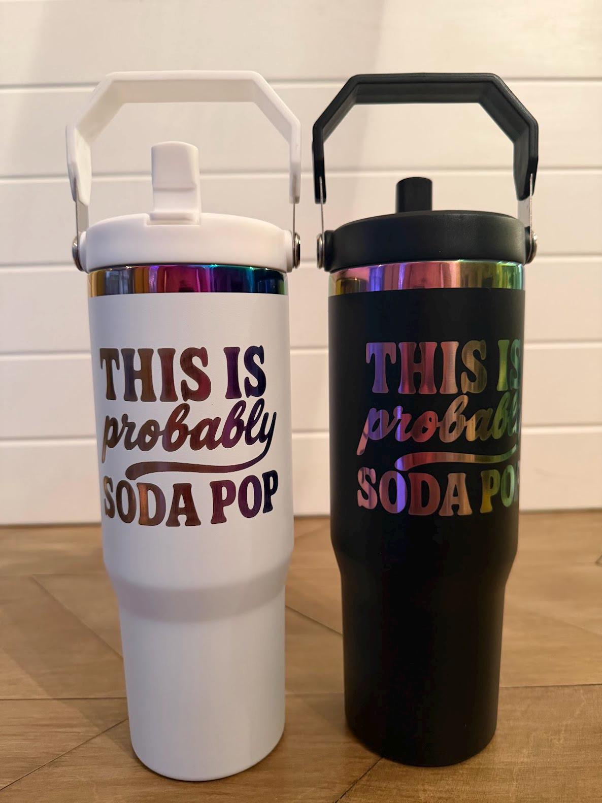 Prepotente Loot Box | Dungeon Crawler Carl Gift Set | Probably Soda Pop DCC T-Shirt, 30oz Tumbler, Pin & Keychain | LitRPG Gift