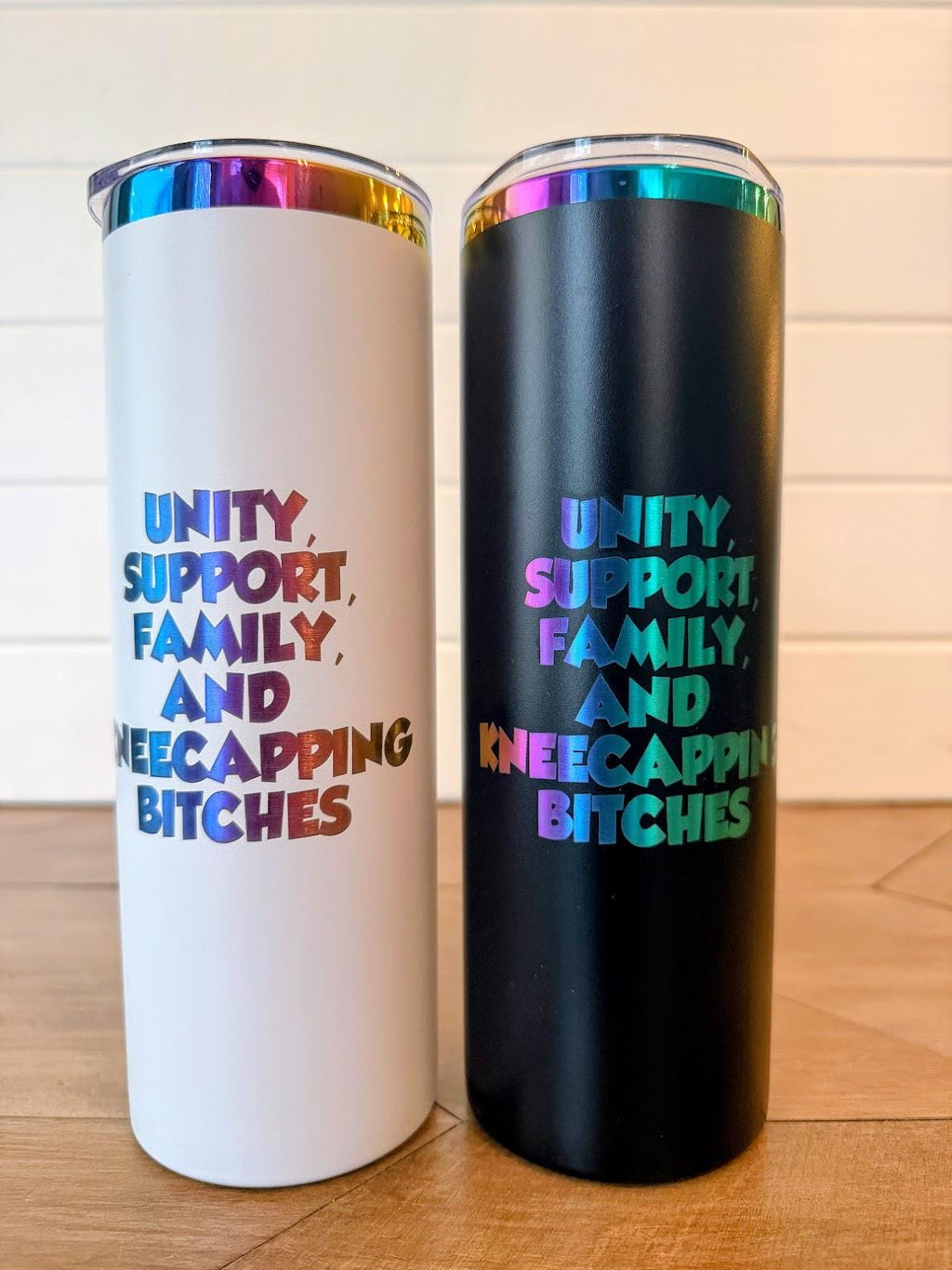 Dungeon Crawler Carl Sluggalo Tumbler | 20oz or 30oz Rainbow Engraved Cup | Black or White Stainless Steel
