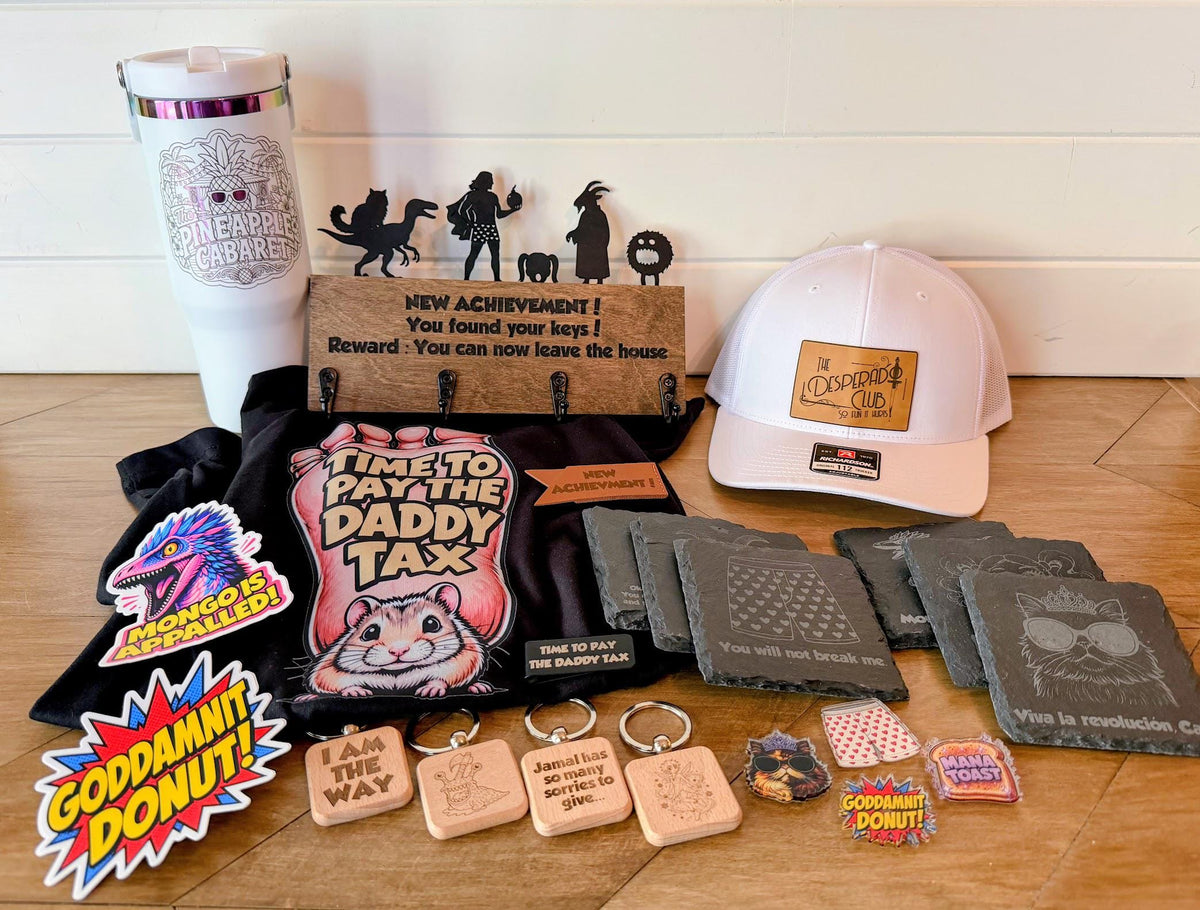 Dungeon Crawler Carl Legendary Loot Box | DCC Mystery Merch Box | LitRPG Collector Gift Set | Shirt, Tumbler, Hat & More