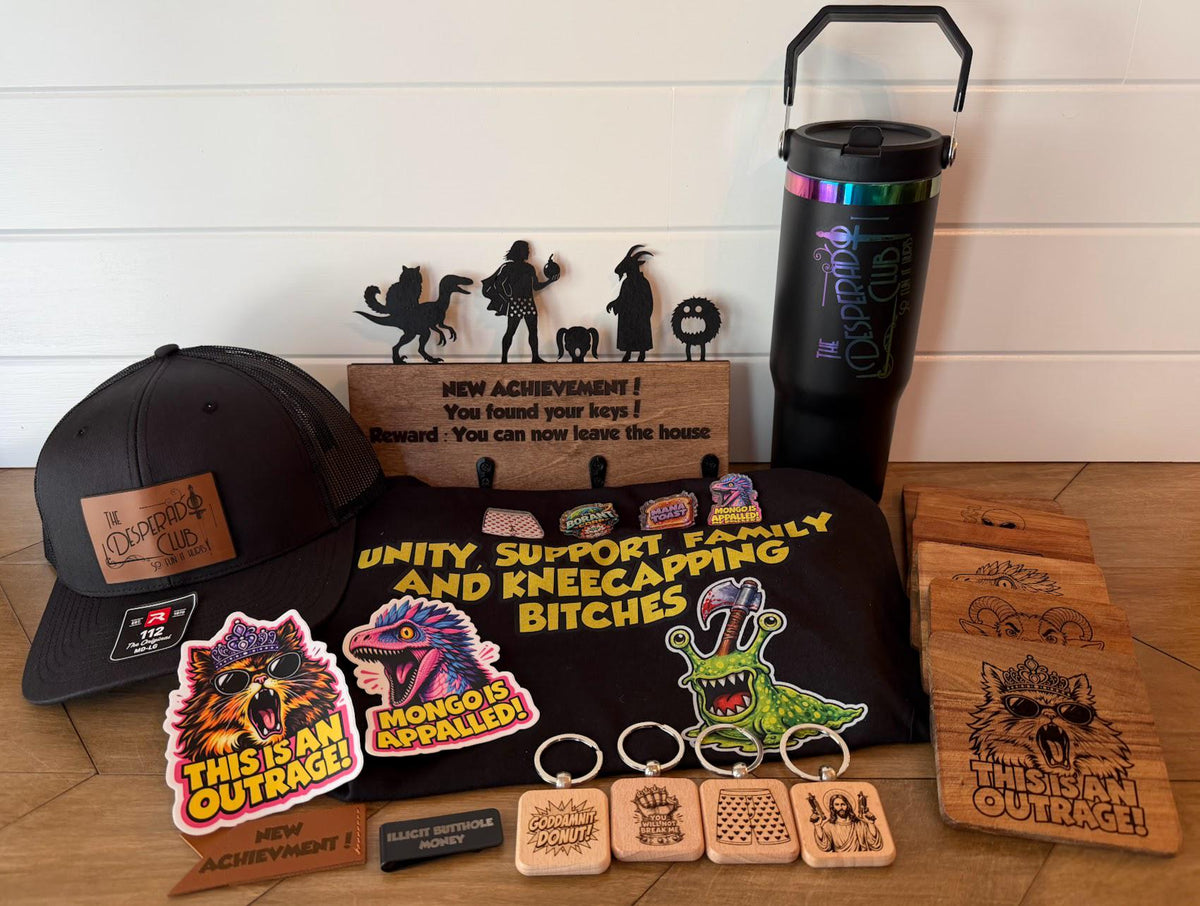 Dungeon Crawler Carl Legendary Loot Box | DCC Mystery Merch Box | LitRPG Collector Gift Set | Shirt, Tumbler, Hat & More