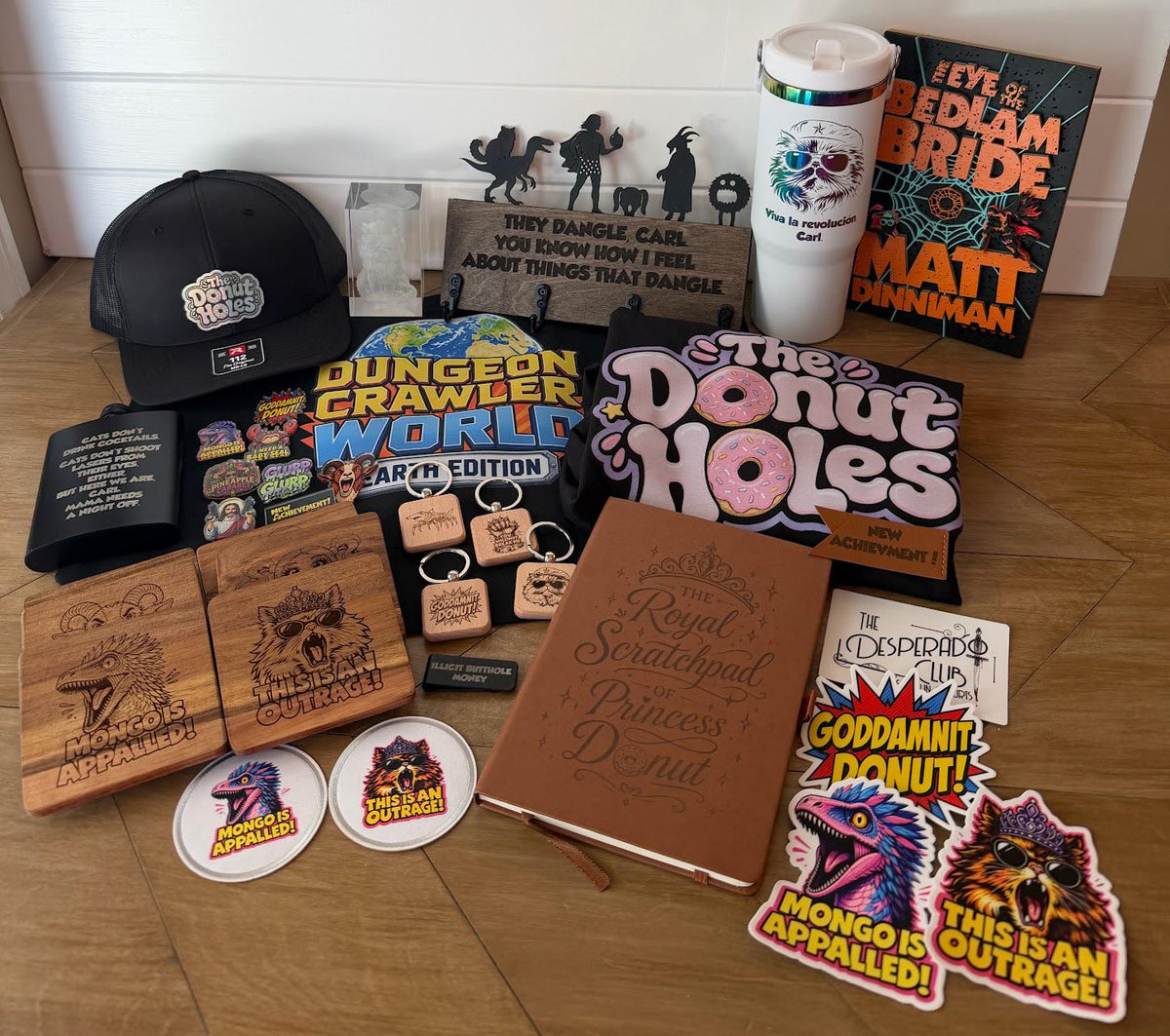 Celestial Loot Box | Dungeon Crawler Carl Mystery Box | DCC Collector Gift Set | Litrpg Merch, Glass Cube, Journal & More
