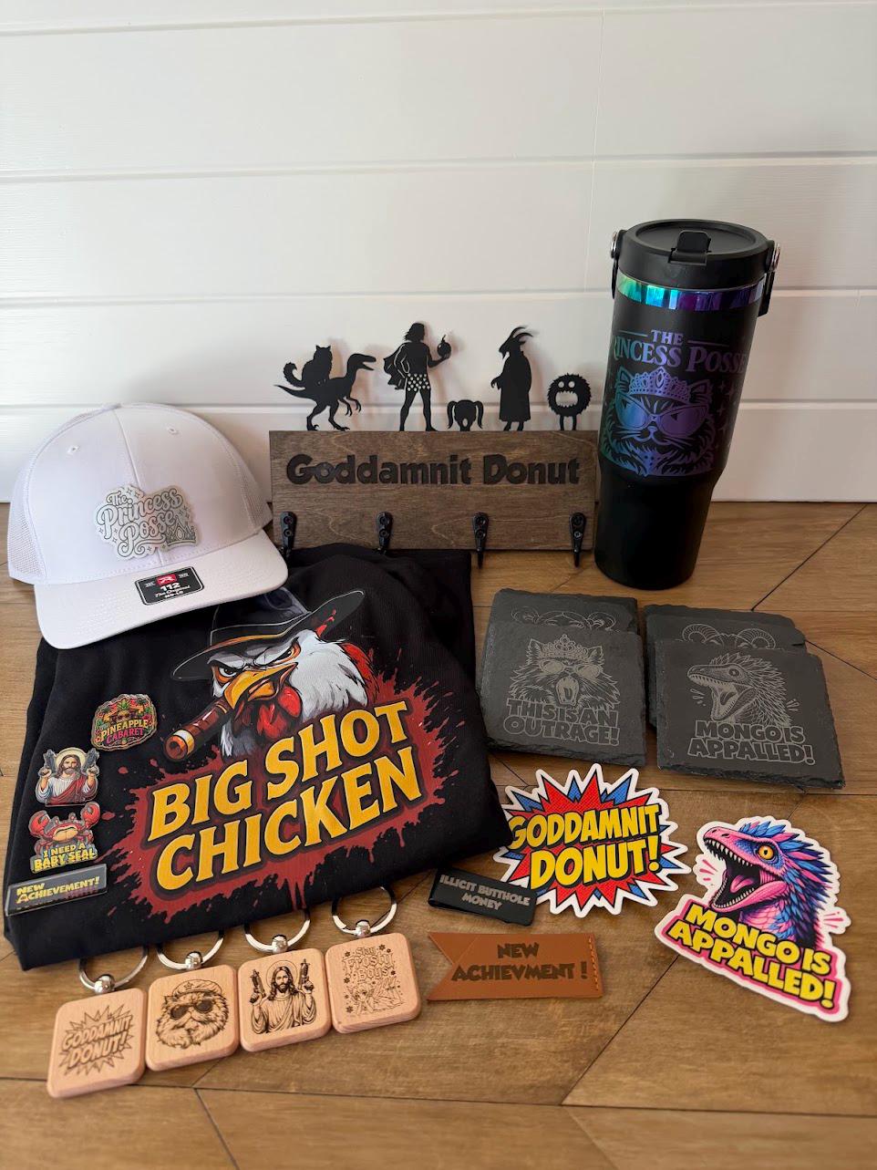 Dungeon Crawler Carl Legendary Loot Box | DCC Mystery Merch Box | LitRPG Collector Gift Set | Shirt, Tumbler, Hat & More