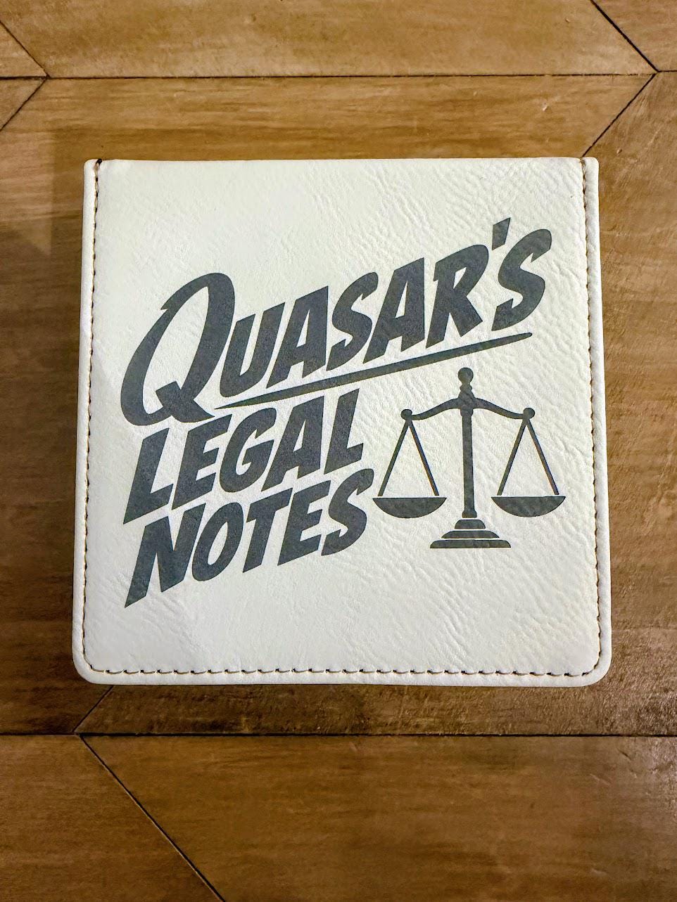 Dungeon Crawler Carl Note Pad Holder | Engraved Post It Note Holder | DCC Desk Accessory | Princess Donut | Carl | Mongo | Quasar Gift