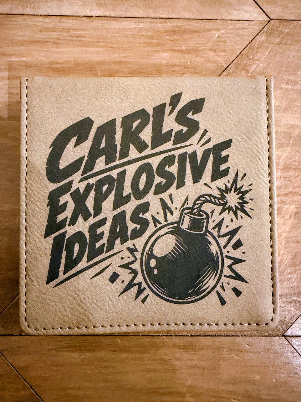 Dungeon Crawler Carl Note Pad Holder | Engraved Post It Note Holder | DCC Desk Accessory | Princess Donut | Carl | Mongo | Quasar Gift