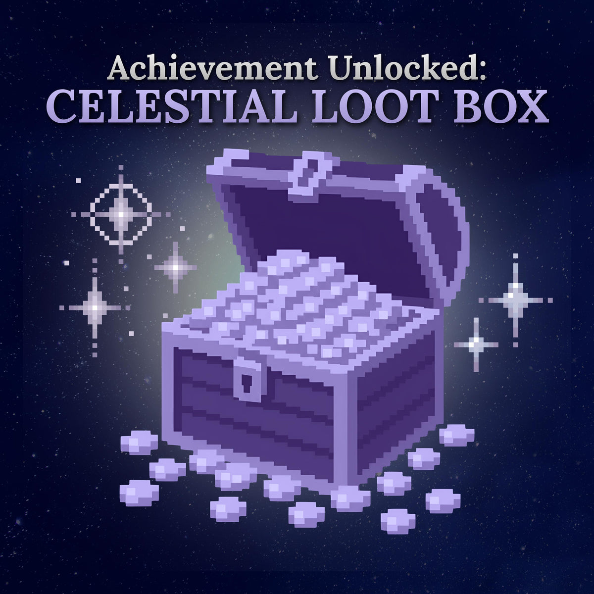 Celestial Loot Box | Dungeon Crawler Carl Mystery Box | DCC Collector Gift Set | Litrpg Merch, Glass Cube, Journal & More