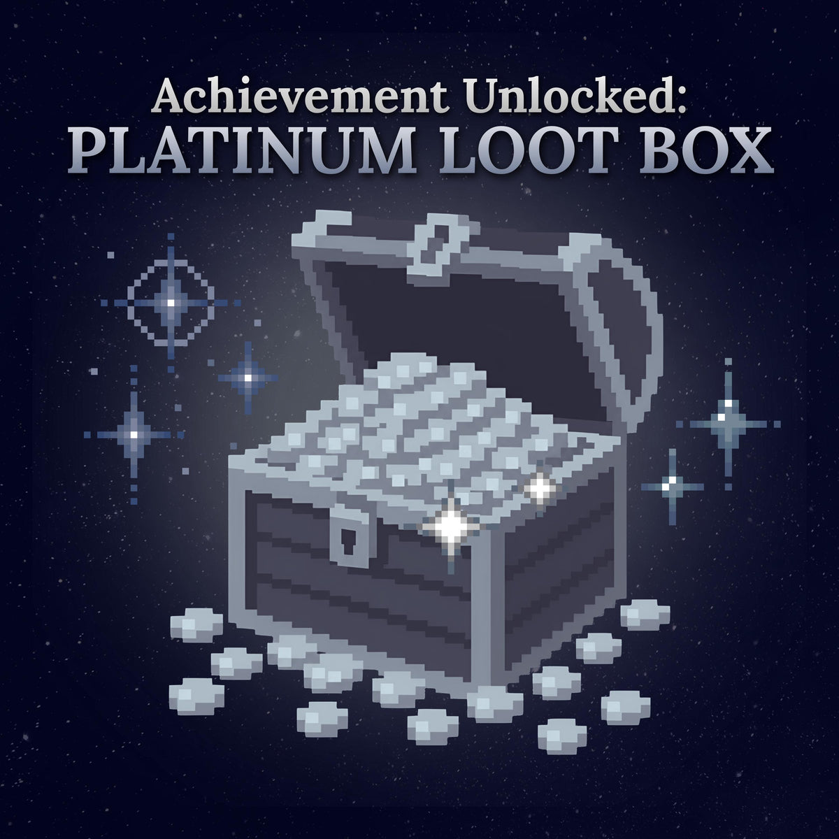 Platinum Loot Box | Dungeon Crawler Carl Mystery Box | Premium Gamer Loot Crate | Ultimate Nerd Gift Box | Geek Gift Set