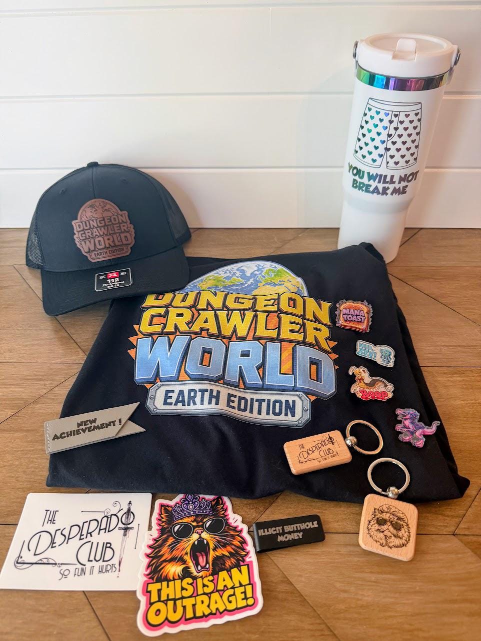 Platinum Loot Box | Dungeon Crawler Carl Mystery Box | Premium Gamer Loot Crate | Ultimate Nerd Gift Box | Geek Gift Set