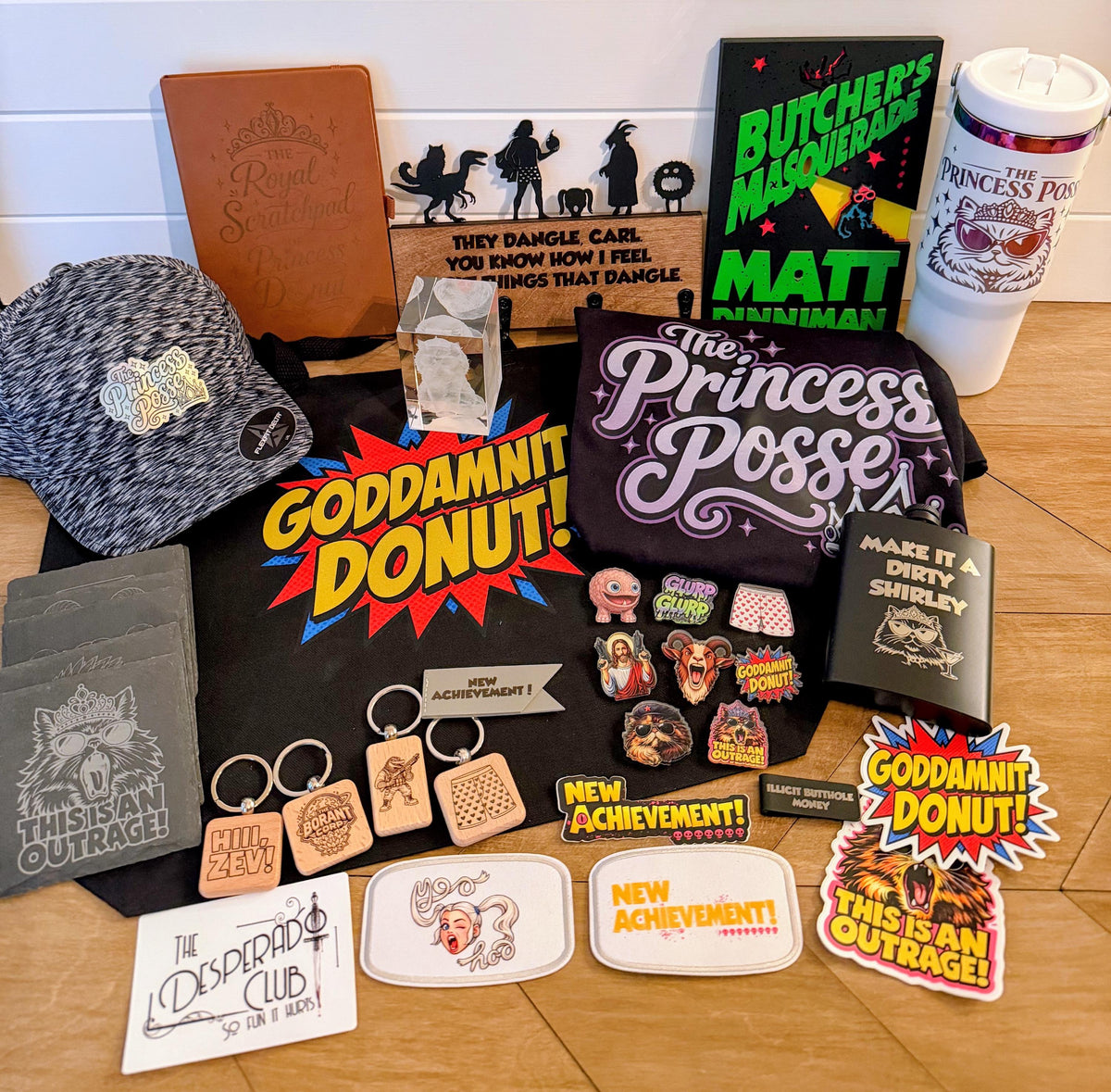 Celestial Loot Box | Dungeon Crawler Carl Mystery Box | DCC Collector Gift Set | Litrpg Merch, Glass Cube, Journal & More