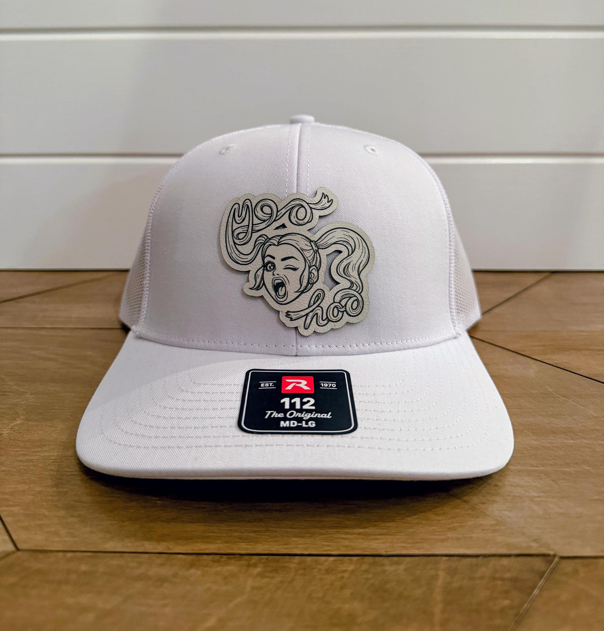 Dungeon Crawler Carl Hat | DCC Laser Engraved Leather Patch Hat | Choose Your Design | Princess Posse, Donut Holes, Desperado Club